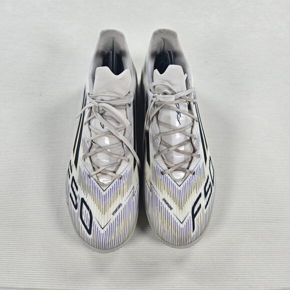 Adidas F50 League TF Indoor White Black Soccer Shoes Men\'s Size 11.5 main image 5
